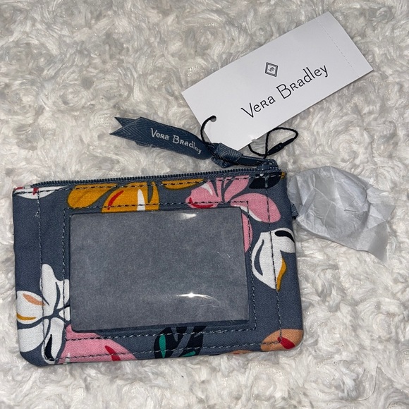 Vera Bradley Zip ID Case Coastal Paradise - Picture 3 of 4